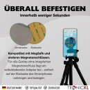 TronicXL Smartphone Stativ für Apple Magsafe Magnet iPhone Samsung Xiaomi Google Tripod magnetische Halterung Foto Video Tischstativ
