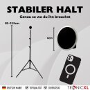Handy Stativ mit Bluetooth Fernbedienung für Apple Magsafe magnetische Handyhalterung 210cm Bodenständer groß