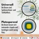 6 Stück 62% Kräuter Dose Grow Aufbewahrungsdose für Boveda + 6x Pack Größe 4 Ernte Dosen Behälter Vorratsdose