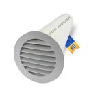 Abluftgitter + 104mm Rohr 50cm für 100mm Lüfter...