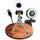 Autofokus Webcam mit Ringlicht Lampe + Stativ Full HD 1920x1080p I 2 Mikrofone Stereo I Geräuschunterdrückung für Computer PC