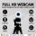 Autofokus Webcam mit Ringlicht Lampe + 113cm Stativ Full HD 1920x1080p I 2 Mikrofone Stereo Geräuschunterdrückung Hintergrund I für Computer PC Laptop für Xbox