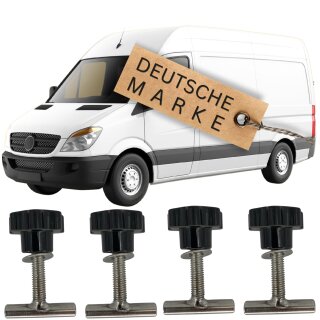 Schraubenset kompatibel mit Mercedes Benz Vito V-Klasse W447 Viano W639 Schrauben Führungsschiene Schienenlast Sicherungsschrauben Transporter Ladungssicherung Schraube Möbel Montage