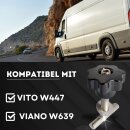 Schraubenset kompatibel mit Mercedes Benz Vito V-Klasse W447 Viano W639 Schrauben Führungsschiene Schienenlast Sicherungsschrauben Transporter Ladungssicherung Schraube Möbel Montage