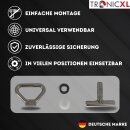 8 Zurrösen Ladungssicherung Ösen kompatibel mit Mercedes Benz Vito V-Klasse W447 Viano W639 Schrauben Führungsschiene Schienenlast Sicherungsschrauben Kastenwagen Schrauben Zubehör