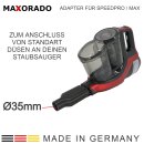 Staubsauger 35mm Adapter für Philips Speedpro Max...