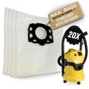 20x Staubsaugerbeutel für Kärcher KFI 487...