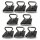 8 Zurrösen + Platten Set Ladungssicherung für VW T5 T6 T6.1 Bully Multivan California Beach Caravelle