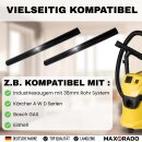 Staubsaugerrohr Nassauger 35mm 2x 50cm Rohr NW 35 für Einhell TC, TE, TP Serie Verlängerungsrohr Saugrohr Verlängerung Kunststoff DN35