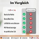 Vorratsgläser Set 2 Stück 700ml Vakuum Borosilikat Glas Aufbewahrung Vorratsglas 0,7L luftdicht Glasbehälter mit Deckel Lebensmittel