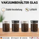 Vakuum 4x Kaffeedose Teedose Vorratsdose -...