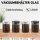 Vakuum 4x Kaffeedose Teedose Vorratsdose - Vorratsbehälter Vakuumdose mit Aroma-Deckel Luftdicht für Kaffeebohnen Kaffeepad Kaffeekapseln kompatibel mit Nespresso Dolce Gusto Senseo Tchibo