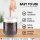 Vakuum 4x Kaffeedose Teedose Vorratsdose - Vorratsbehälter Vakuumdose mit Aroma-Deckel Luftdicht für Kaffeebohnen Kaffeepad Kaffeekapseln kompatibel mit Nespresso Dolce Gusto Senseo Tchibo
