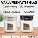2x 700ml Vakuum Kräuter Borosilikat Glas...