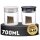 2x 700ml Vakuum Kräuter Borosilikat Glas Aufbewahrung Vorratsglas Ernte luftdicht Glasbehälter mit Deckel kompatibel mit Boveda Pack 58% Grow Ernte Vorratsgläser