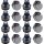 50 Stück 16mm IP65 Klingel Taster Taste Drücker F Drucktaster Knopf KFZ Klingelknopf Hupe Hupenknopf 12V 24V 48V 2A Türklingel Klingelknopf Klingeltaster