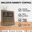 2x 700ml Vakuum Kräuter Borosilikat Glas Aufbewahrung + Boveda Vorratsglas Ernte luftdicht Glasbehälter mit Deckel kompatibel mit Boveda Pack 62% Grow Ernte Vorratsgläser