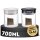 2x 700ml Vakuum Kräuter Borosilikat Glas Aufbewahrung + Boveda Vorratsglas Ernte luftdicht Glasbehälter mit Deckel kompatibel mit Boveda Pack 62% Grow Ernte Vorratsgläser