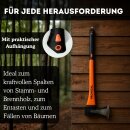 Fiberglas Spaltaxt 2000g Kohlenstoff Stahl Axt mit langem Stiel + Fällkeile Spaltkeile Set Forst