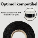 5kg Refill Filament PETG-HF für Bambu Lab 3D Drucker für Bambulab Leerspule schwarz 1,75mm