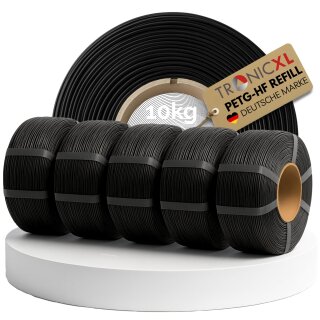 10kg Refill Filament PETG-HF für Bambu Lab 3D Drucker Zubehör schwarz PET-G 10x 1kg