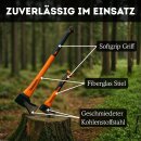 Spaltaxt Set für Holz Forst Axt Beil Keile I Kurzes...
