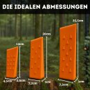 Spaltaxt Set für Holz Forst Axt Beil Keile I Kurzes Spaltbeil 600g Axt + Lange Fällaxt 2000g + Fällkeile I Profi Spaltaxt mit Keilen für Forstbedarf, Camping & Outdoor, Feuerholz