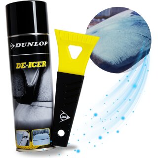 DUNLOP ENTEISER SPRAY + KRATZER EISKRATZER AUTO PKW LKW Winter Set 8711252255095