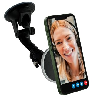 Saugnapf Handy Halterung für Magsafe magnetische Smartphone Halterung für Auto Scheibe Badezimmer