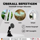 Saugnapf Handy Halterung mit Fernbedienung für Magsafe magnetische Smartphone Stativ Halterung für Auto Scheibe Badezimmer Spiegel Selfie Foto Video