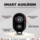 Saugnapf Handy Halterung mit Fernbedienung für Magsafe magnetische Smartphone Stativ Halterung für Auto Scheibe Badezimmer Spiegel Selfie Foto Video