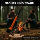 Axt Beil Set ergonomischer Handgriff Universal Spaltaxt Spaltbeil Holzspalter Forst