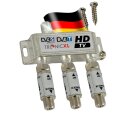 3-fach Sat Splitter 60dB Verstärker I...