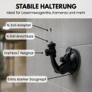 Saugnapf Halterung 1/4" + 3/8 Zoll" BauStativ...