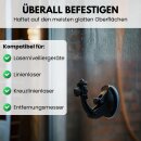 Saugnapf Halterung 1/4" + 3/8 Zoll" BauStativ Halter für Laser Nivelliergerät  Linien & Kreuzlinienlaser Entfernungsmesser
