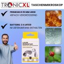 Juwelier Lupe mit LED Leuchte + UV Mikroskop TASCHENLUPE FALTBAR Uhrmacher Juwelierlupe Taschenmikroskop