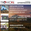 Camping Luftentfeuchter mit Hänger für Zelt Caravan Schlafsack Feuchtigkeitsabsorber wiederverwendbar - Zubehör Kondenswasser Stop Luft Entfeuchter Feuchtigkeit vermeiden