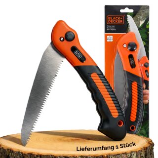 BLack & Decker Klappsäge Astsäge Gartensäge Handsäge Säge klappbar