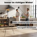 TronicXL Smartphone Stativ mit Tasche 138cm groß I Kamerastativ für Handy passend für Apple iPhone Drehbarer Ständer für Foto, Selfie, Video, Influencer & Streaming I Handystativ mit Wasserwaage