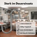 1 Metzgerhaken mit Ring Öse S-Haken Edelstahl...