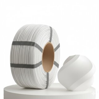 1kg Refill Filament PETG-HF passend für Bambu Lab 3D Drucker kompatibel mit Bambulab Leerspule (Mit Notch) AMS AMS2 P2S, H2D, H2S, X1C, P1S, A1, P1P, A1 mini Weiss