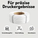 1kg Refill Filament PETG-HF passend für Bambu Lab 3D Drucker kompatibel mit Bambulab Leerspule (Mit Notch) AMS AMS2 P2S, H2D, H2S, X1C, P1S, A1, P1P, A1 mini Weiss