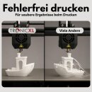 10kg passend für Bambu Lab Refill Filament PETG-HF I 10x 1kg Spule 3D Drucker kompatibel mit Bambulab Leerspule Mit Notch für AMS AMS2 P2S, H2D, H2S, X1C, P1S, A1, P1P, A1 mini Weiss