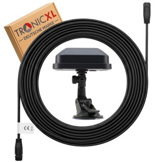 Saugnapf Halterung + Verlängerungskabel passend für Segway Navimow Antenne 10m Zubehör Mähroboter i105E i108E H500E-VF H800E-VF H1500E-VF H3000E-VF