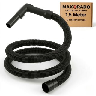 Staubsaugerschlauch 1,5m passend für 58mm Nilfisk Aero Alto Wap Würth ISS Festool SR SRM Mirka Eibenstock Einhell TE-VC TC-VC TH-VC Makita VC Serie