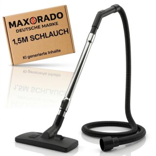 1,5m Set Ersatzteile Staubsaugerdüse Rohr Griff Schlauch Aufsatz passend für Parkside PWD 12 A1, PWD 20 A1, PWD 25 A1, PWD 30 A1