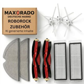 Zubehör Set passend für Roborock S4 S5 MAX S6 Pure E2 E3 E4 E5 Q5 Xiaomi C1 Staubsaugerroboter