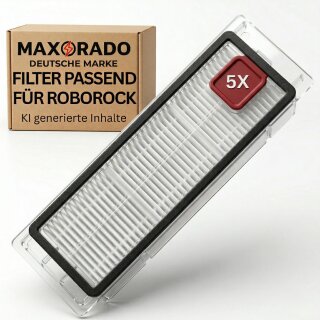 Zubehör Filter Set passend für Roborock S4 S5 MAX S6 Pure E2 E3 E4 E5 Q5 Xiaomi C1