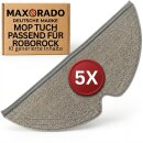 Mob Tuch Zubehör Set passend für Roborock S4 S5 MAX S6 Pure E2 E3 E4 E5 Q5 Xiaomi C1 Staubsaugerroboter MobTuch