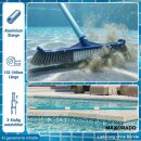 Pool Teleskopstange Aluminium Poolstange | Stange zur Poolreinigung 3-teilig | einstellbar von 1,02m bis 2,40m | Witterungsbeständig und Stabil